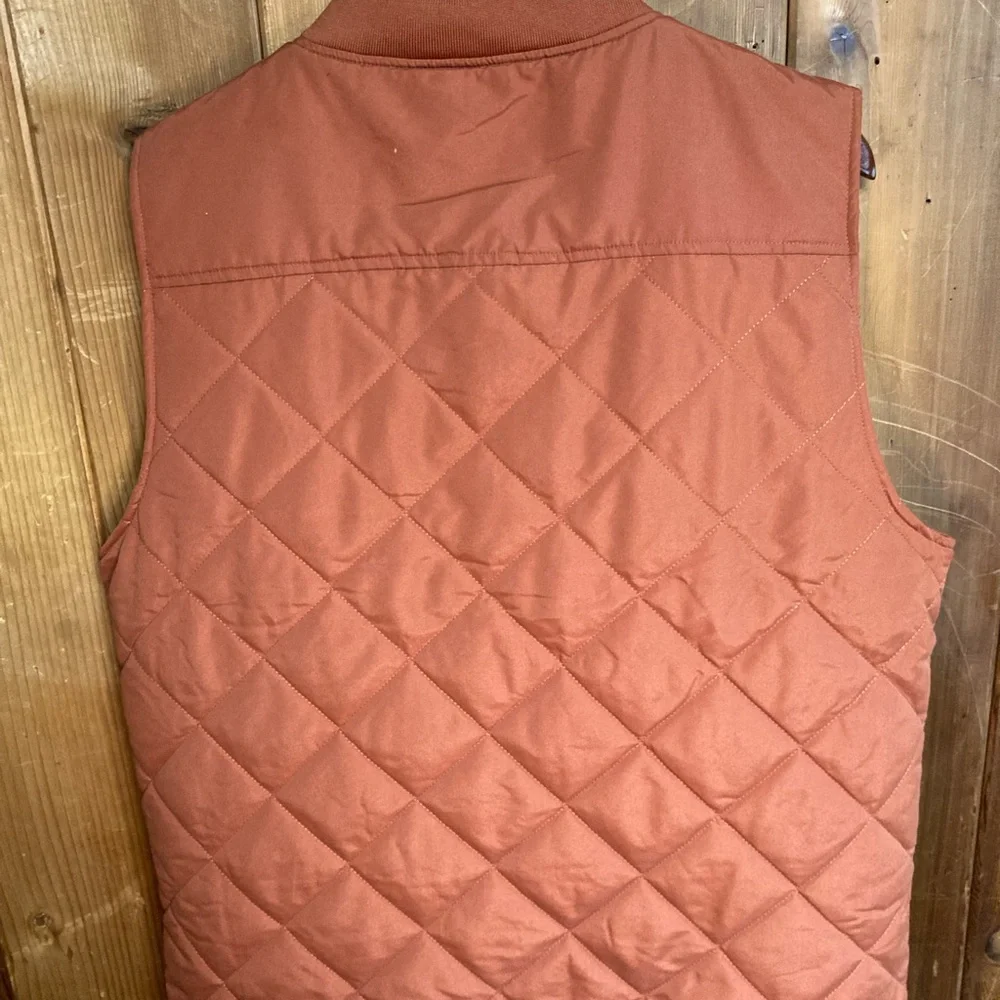 Line of Trade Men's Quilted Vest - Orange - Picture 3 of 3